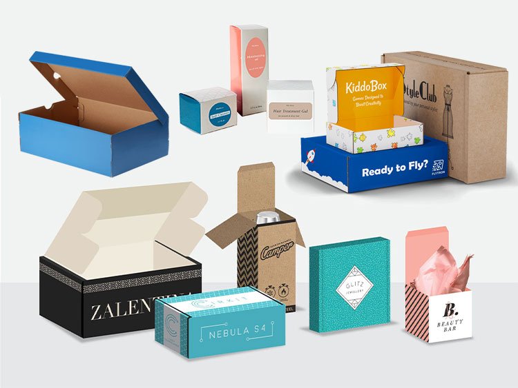 انواع جعبه ها برای بسته بندی